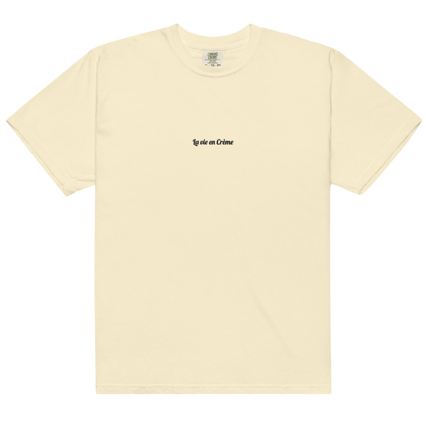 CPG "la vie en creme" garment-dyed heavyweight t-shirt