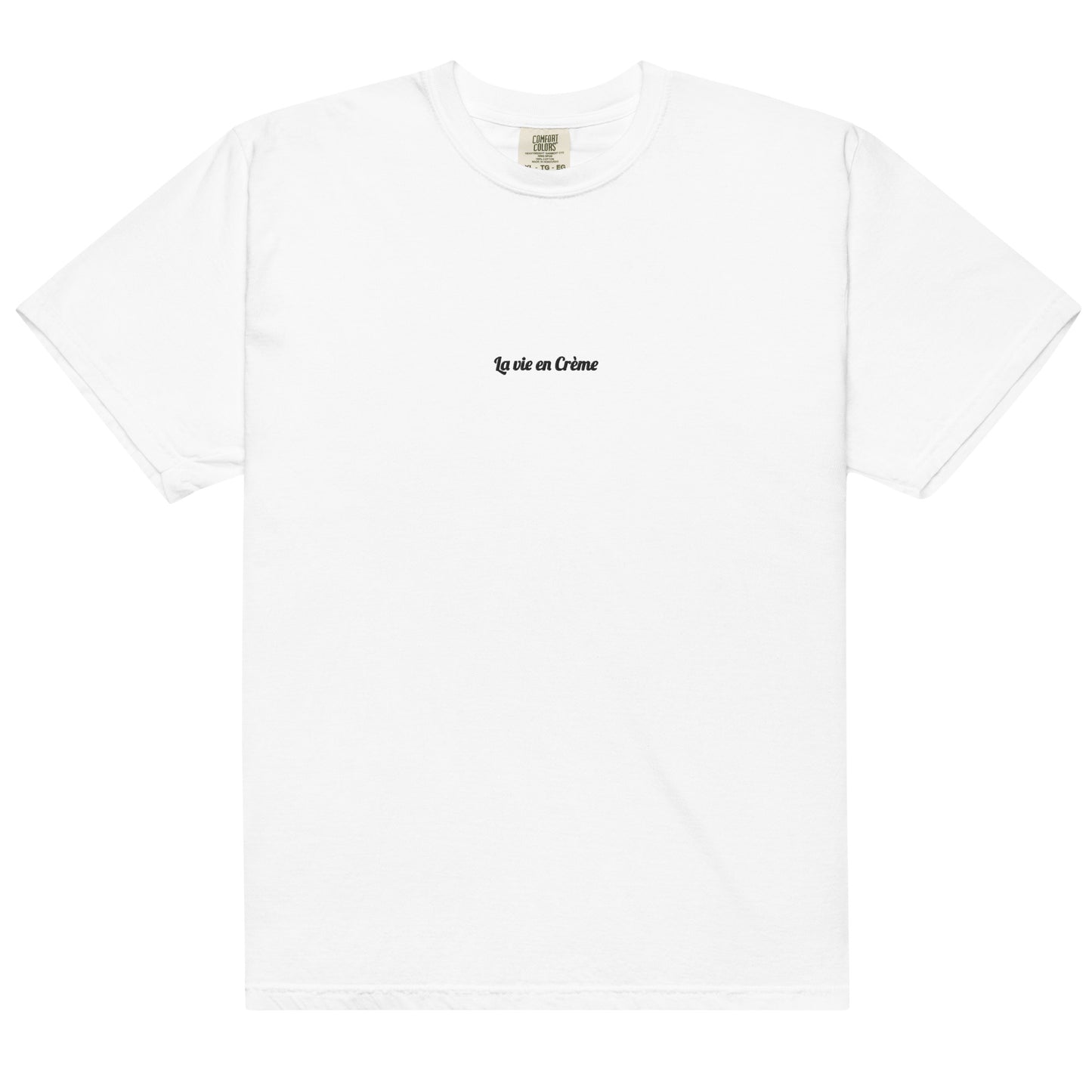 CPG "la vie en creme" garment-dyed heavyweight t-shirt